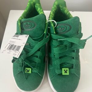 Adidas Minecraft youth Green Campus 00s j Sneakers size 6